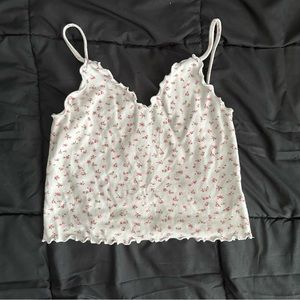 brandy Melville floral tank top